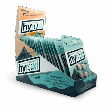Hyroxi | 7-OH Tablet | 18 mg | 4-Count | 20-Pack