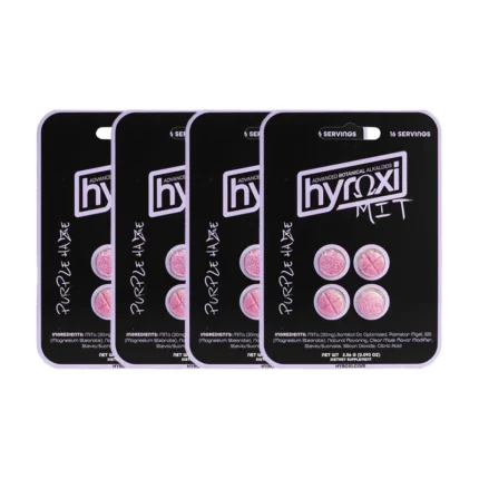 Hyroxi | MIT-A Tablet | Purple Haze | 4-Count | 4 Pack Bundle