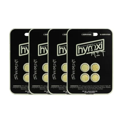 Hyroxi | MIT A Tablet | Spearmint | 4-Count | 4 Pack Bundle